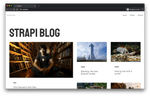 Strapi blog screenshot