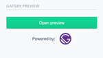 Gatsby Preview button in Contentful