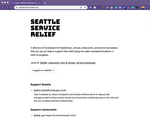 Screenshot of seattleservicerelief.com